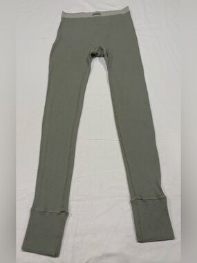 SKIMS Olive Ribbed High-Waist Leggings